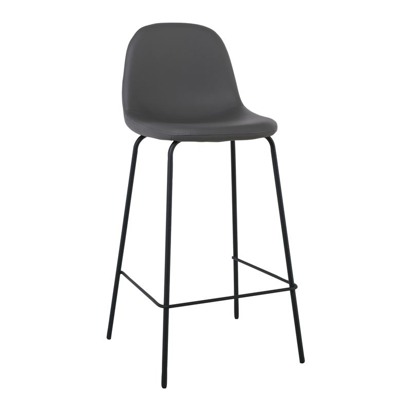 Бар стол сив цвят