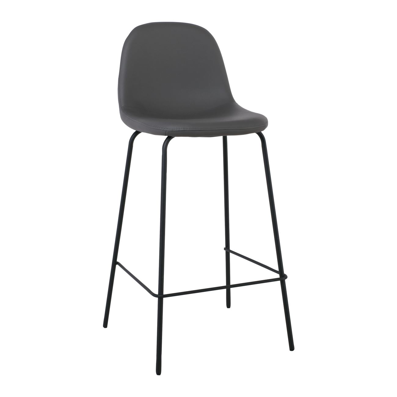 Бар стол сив цвят