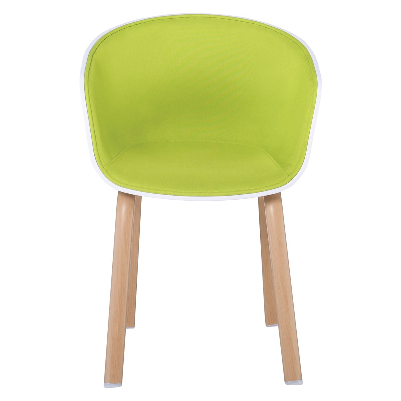 Кресло дамска лайм-РР бял цвят