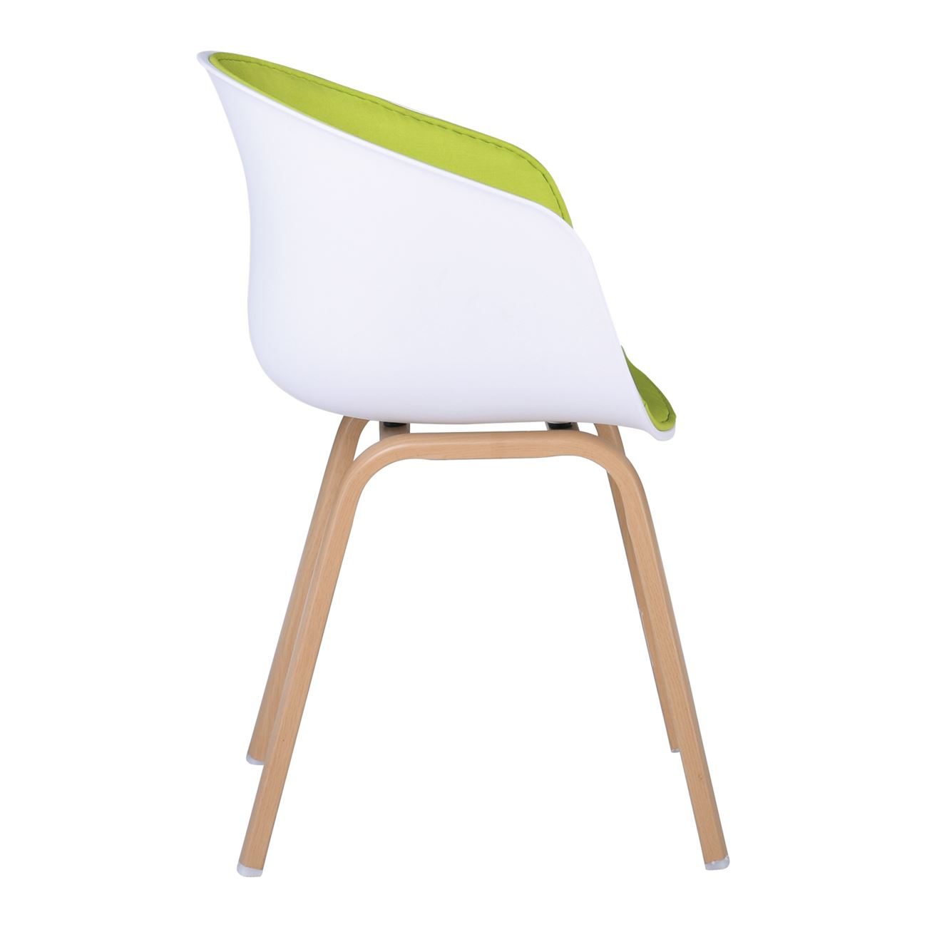 Кресло дамска лайм-РР бял цвят