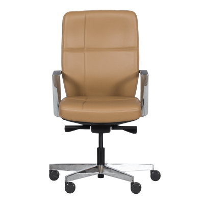 Ергономичен стол - тъмно бежов