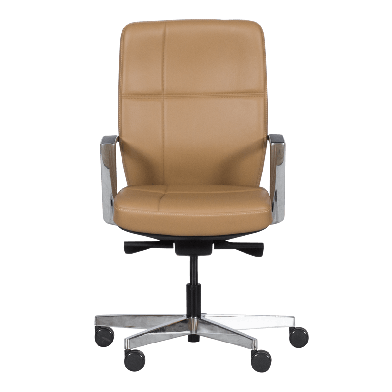 Ергономичен стол – тъмно бежов