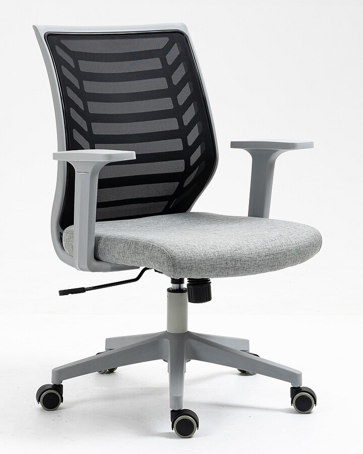 Въртящ се стол – черен/сив