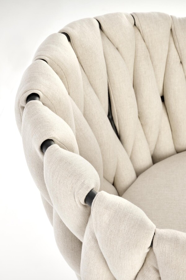 Въртящо се кресло – светло бежово