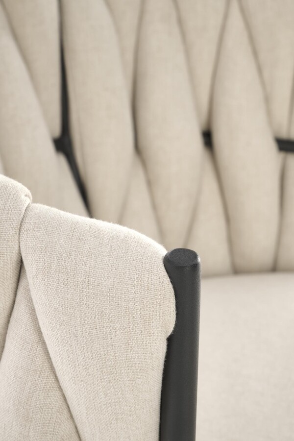 Въртящо се кресло – светло бежово