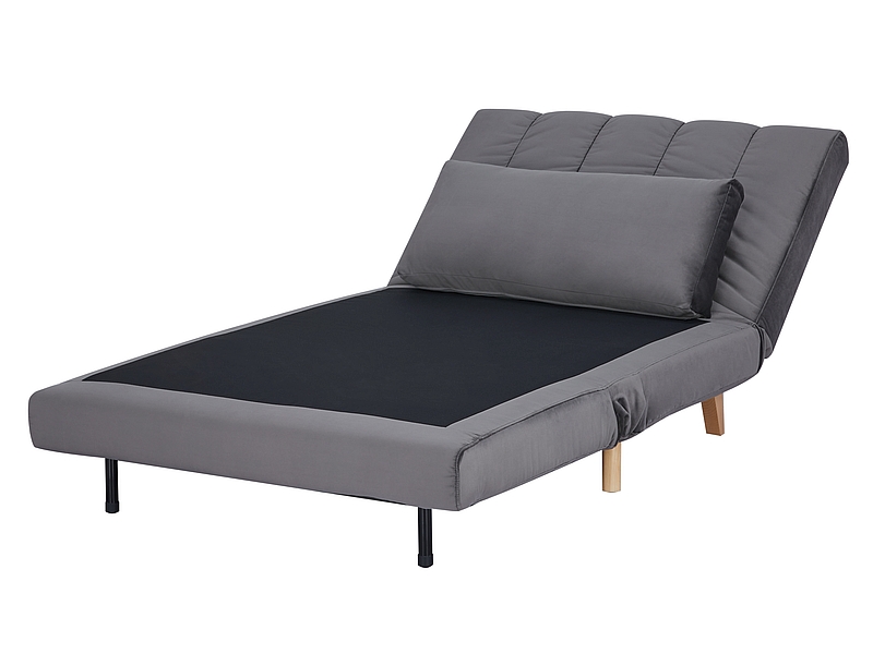 Кадифен фотьойл – сив