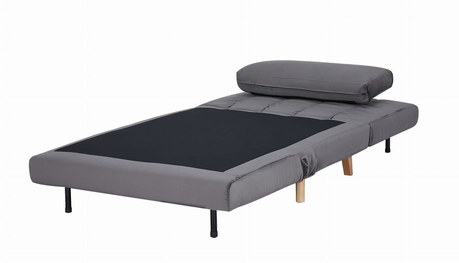 Кадифен фотьойл – сив