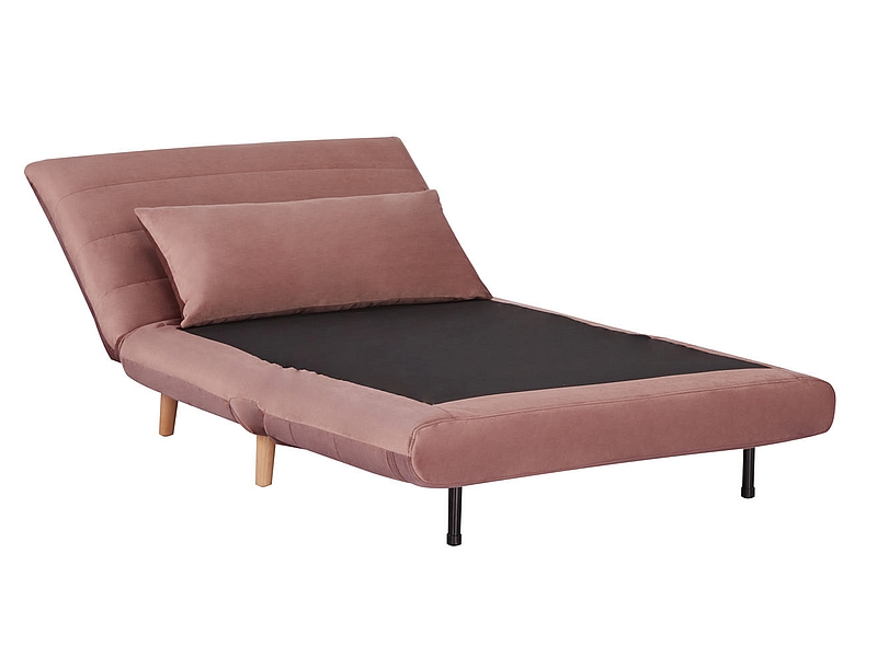 Кадифено кресло с наклон – антично розово