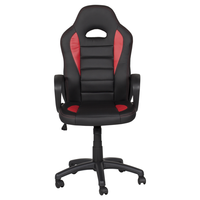 Геймърски стол Carmen 7501 – червено-черен