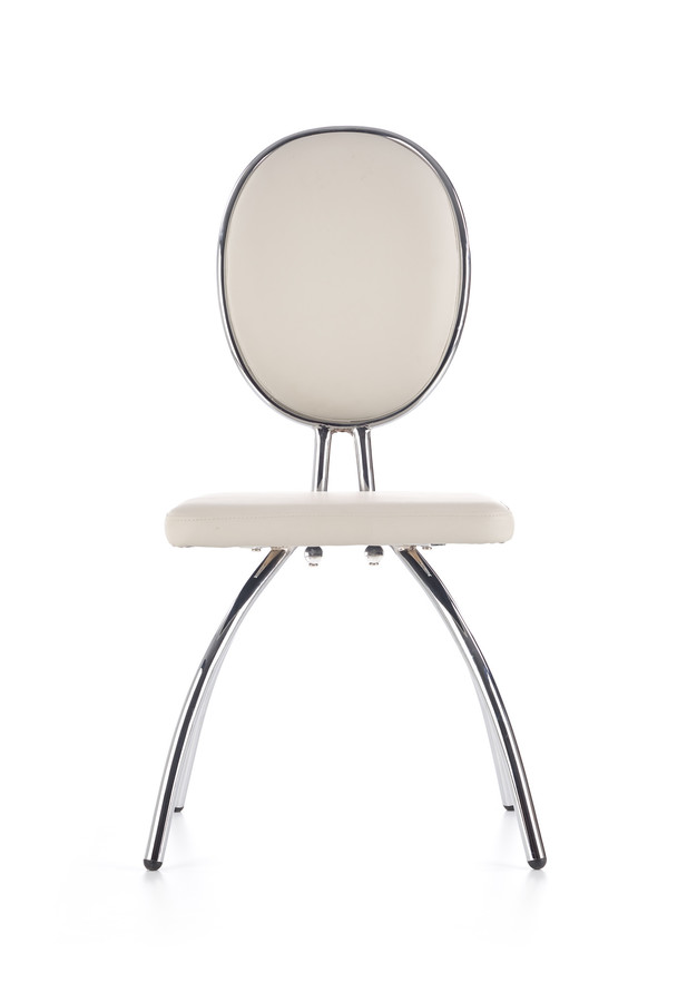 Стол – светло сив / хром