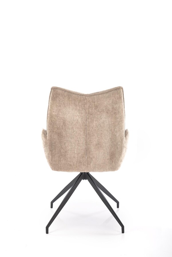 Въртящ се стол – бежов