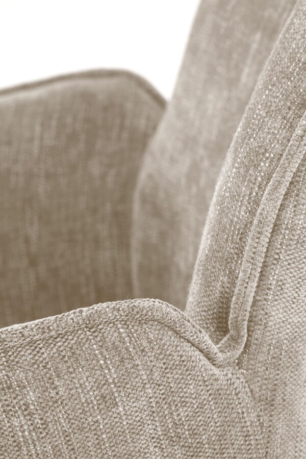 Въртящ се стол – бежов