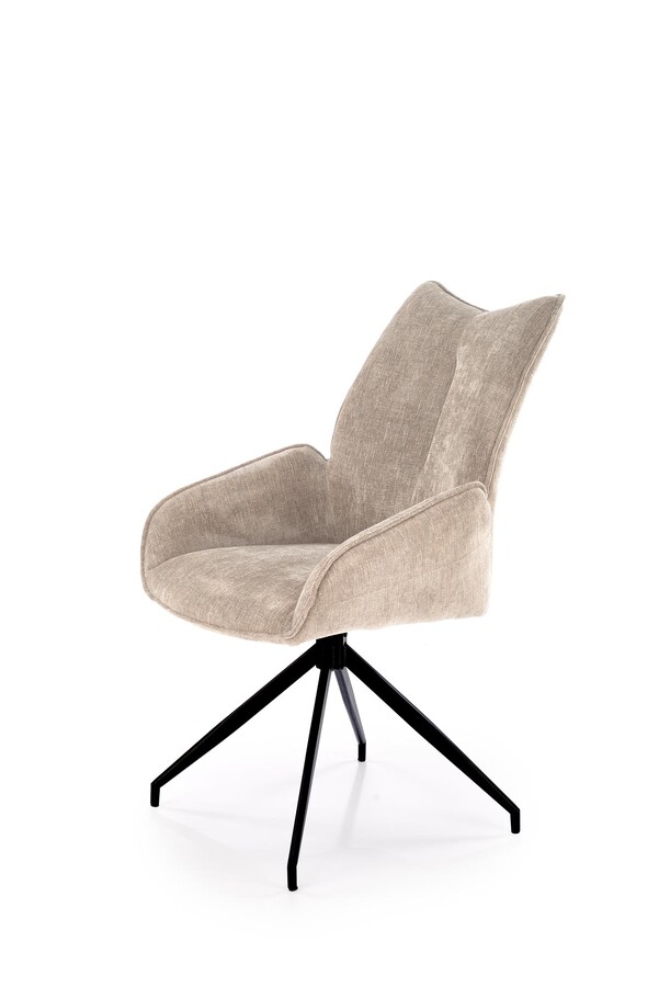 Въртящ се стол – бежов