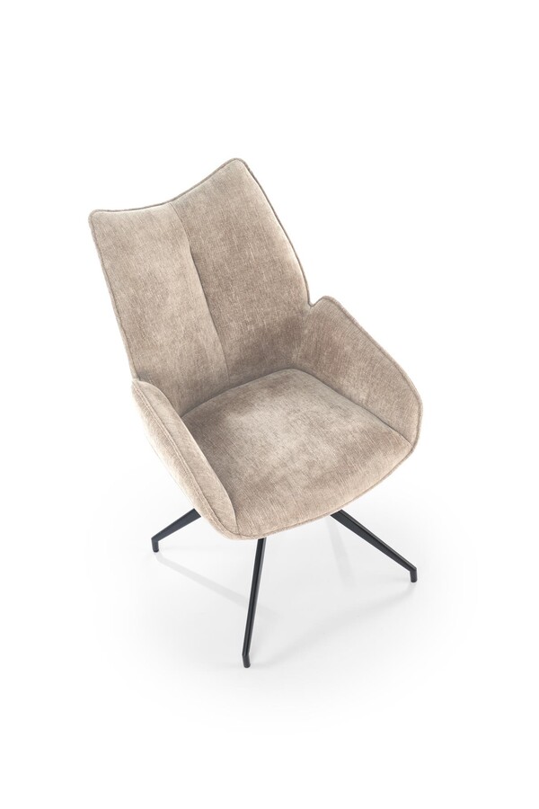 Въртящ се стол – бежов