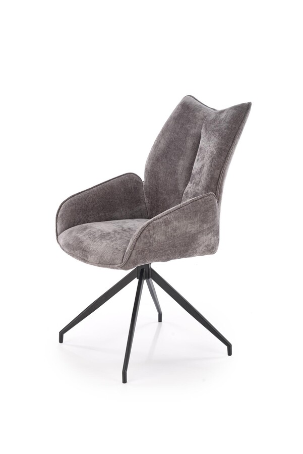 Въртящ се стол – пепеляво сив