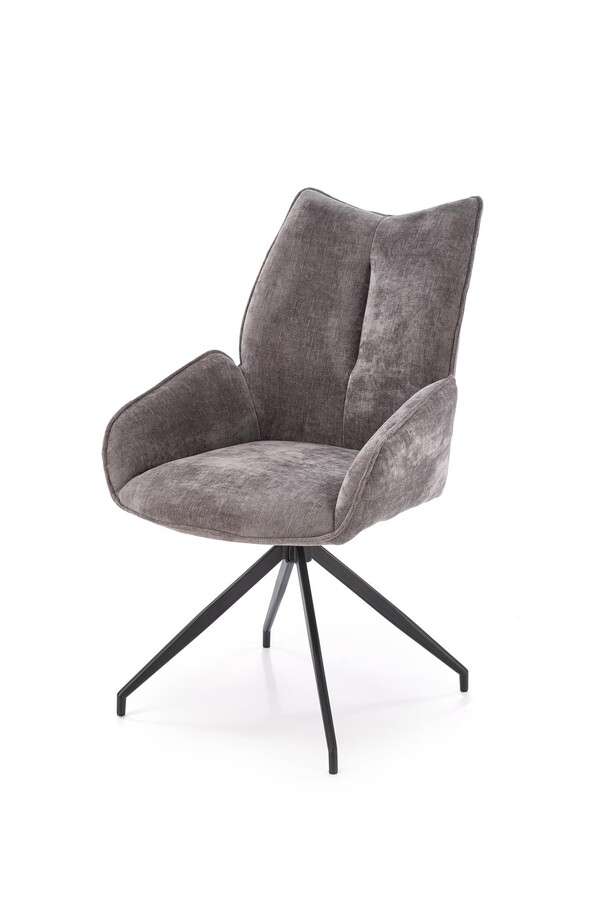 Въртящ се стол – пепеляво сив