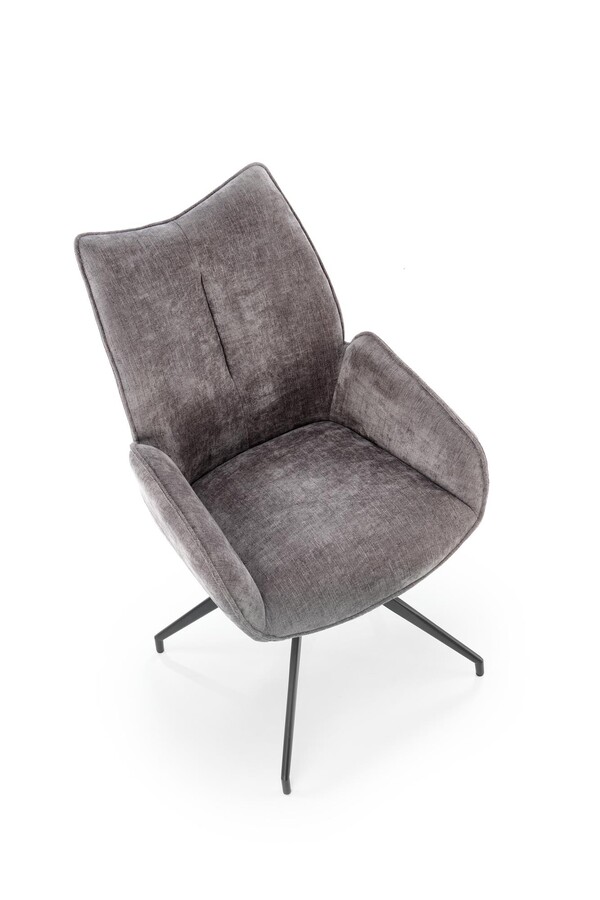 Въртящ се стол – пепеляво сив