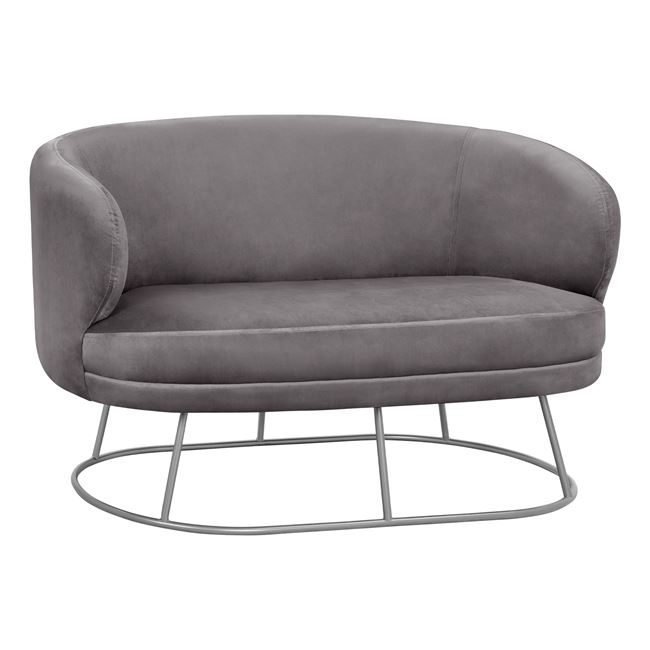 Канапе сиво кадифе