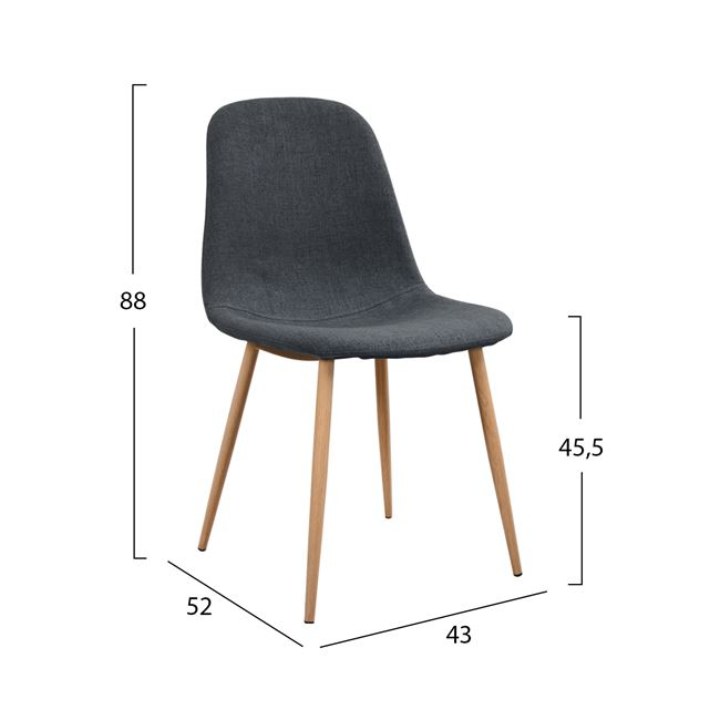 Стол сив цвят