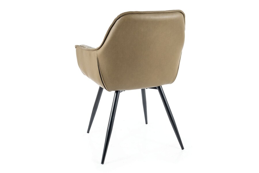 Стол – изкуствена кожа – маслина