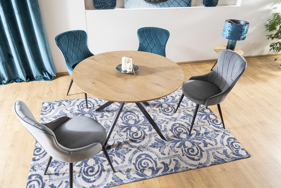 Трапезарен стол – сив Bluvel 14