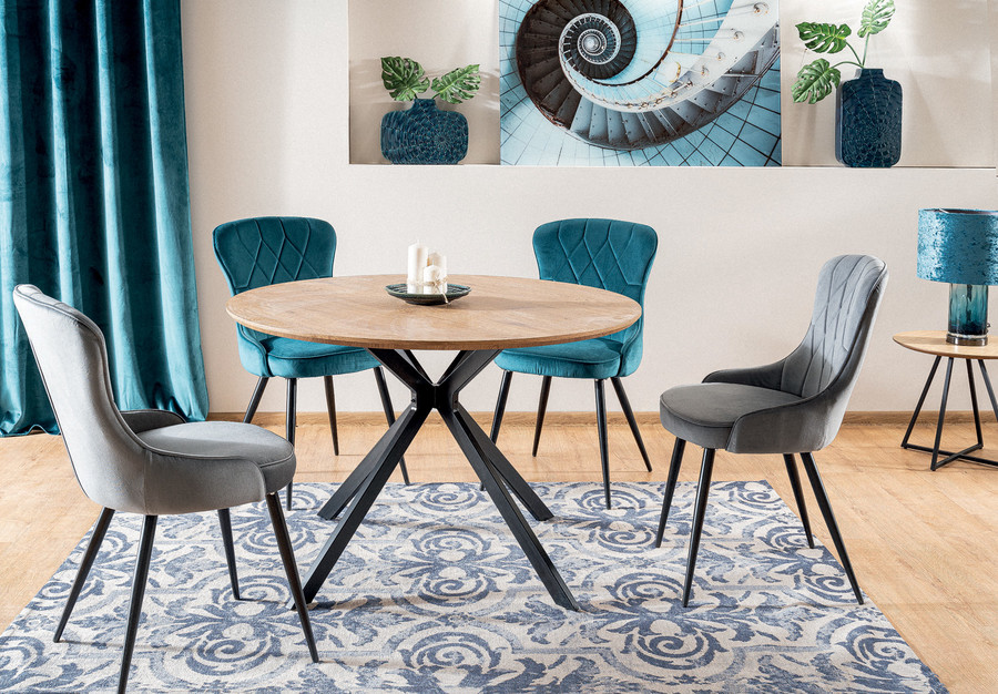 Трапезарен стол – сив Bluvel 14