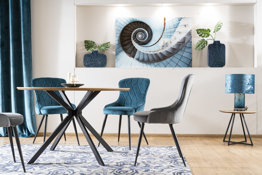 Трапезарен стол – тюркоаз