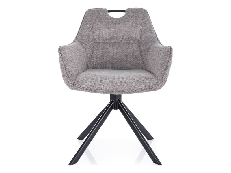 Въртящ се стол - светло бежов