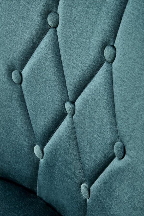 Кадифен стол – тъмно зелен