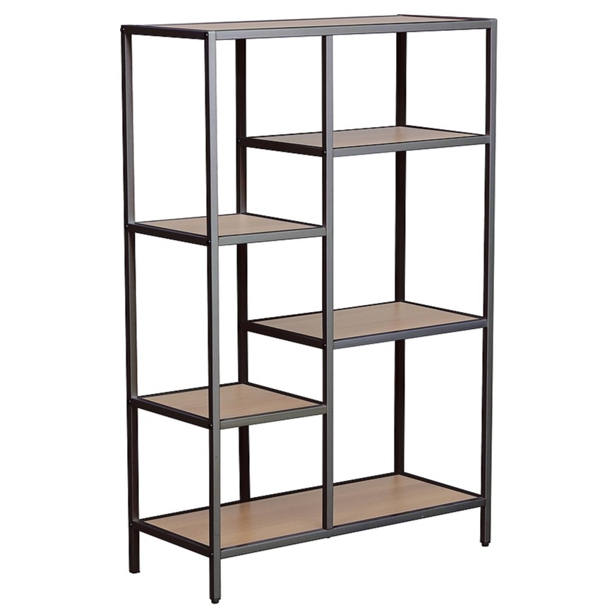 Етажерка – дъб/черна