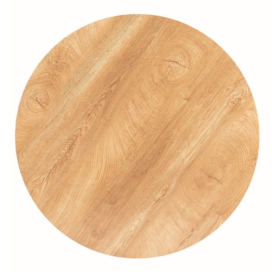 Кръгла маса 90 – дъб/черен мат