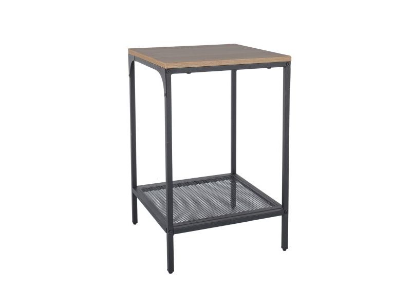 Помощна маса - дъб/черна