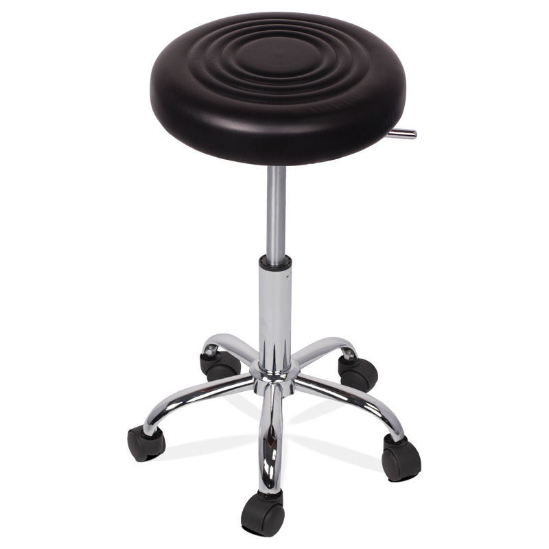 Табуретка с колелца Carmen 3075 – черен