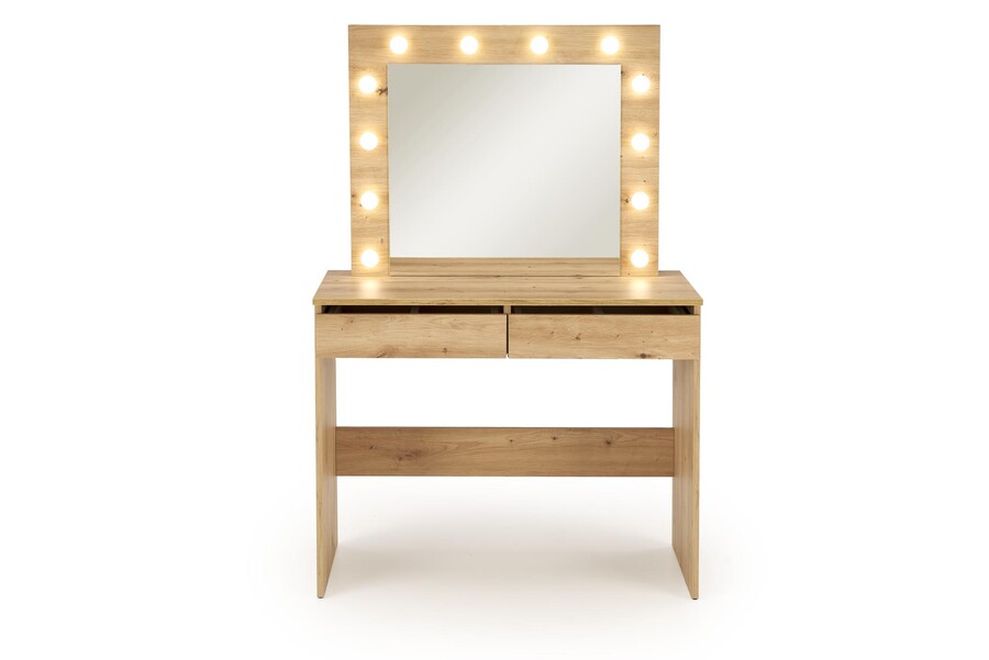 Тоалетка с осветление – занаятчийски дъб