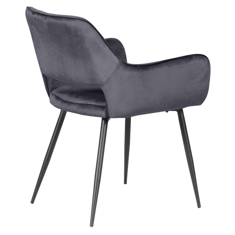 Трапезен стол – тъмносив