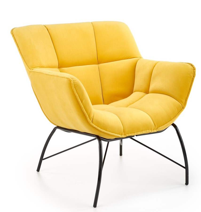 Кресло за свободното време – жълто