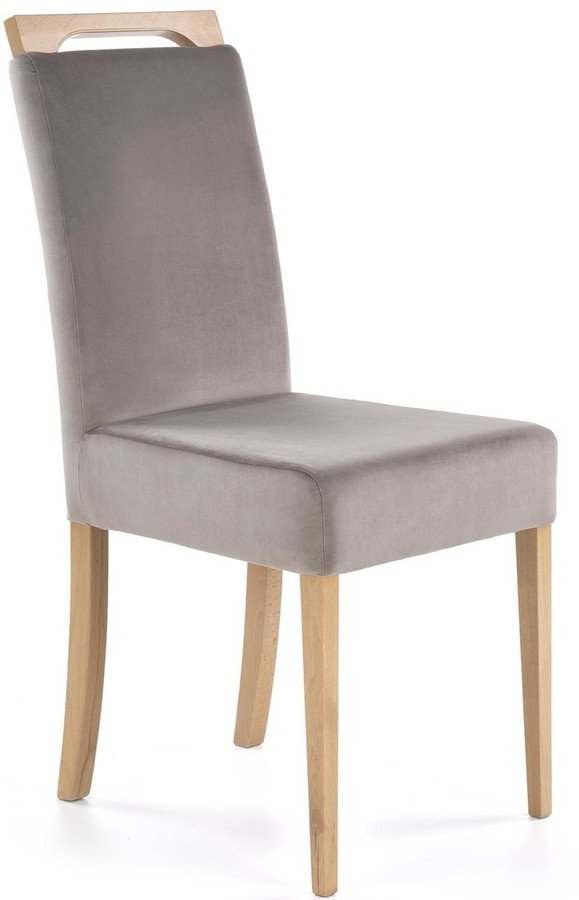 Стол – меден дъб / сив