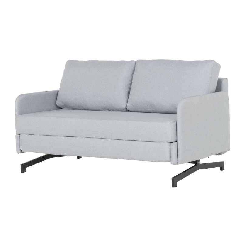 Разтегателен диван – двойка SCARLET – светлосив