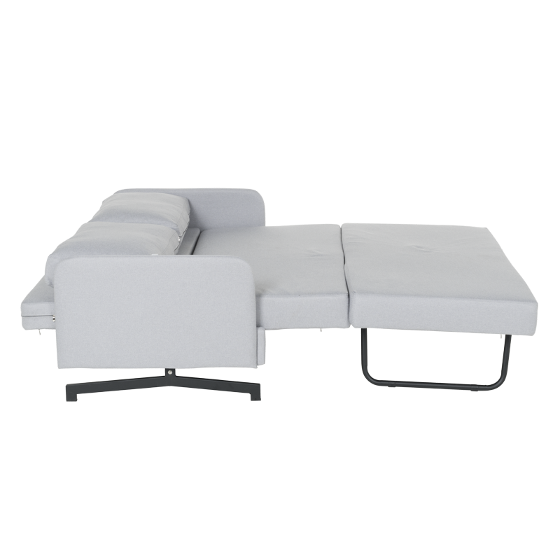 Разтегателен диван – двойка SCARLET – светлосив