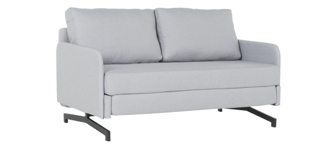 Разтегателен диван – двойка SCARLET – светлосив
