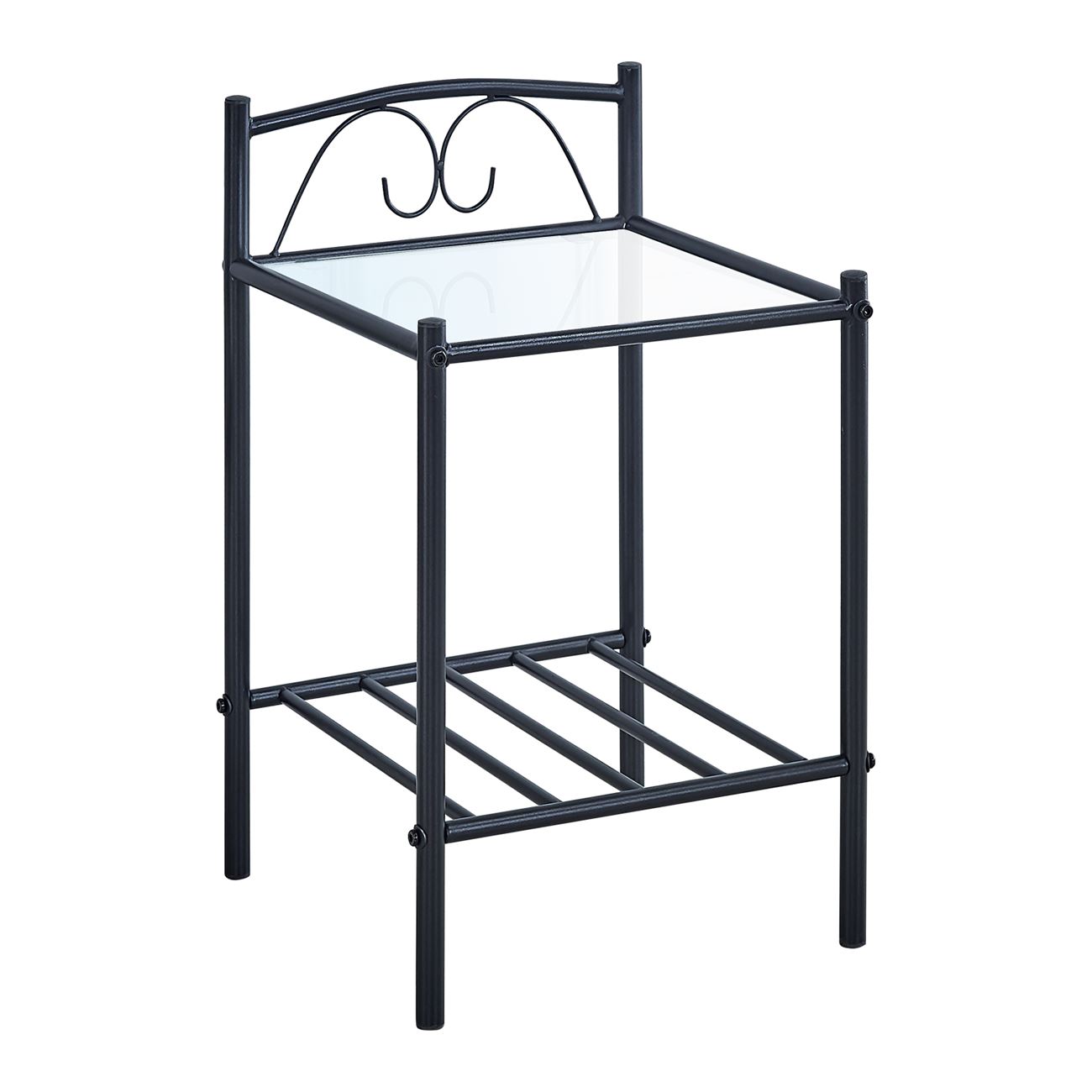 Нощно шкафче черен цвят