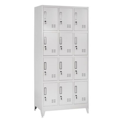 Метален шкаф  сив цвят