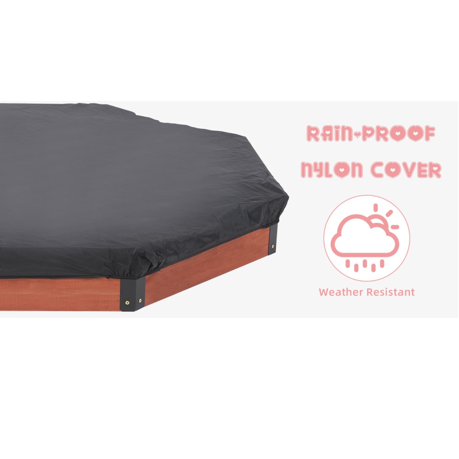 Голям Детски Пясъчник GINGER HOME