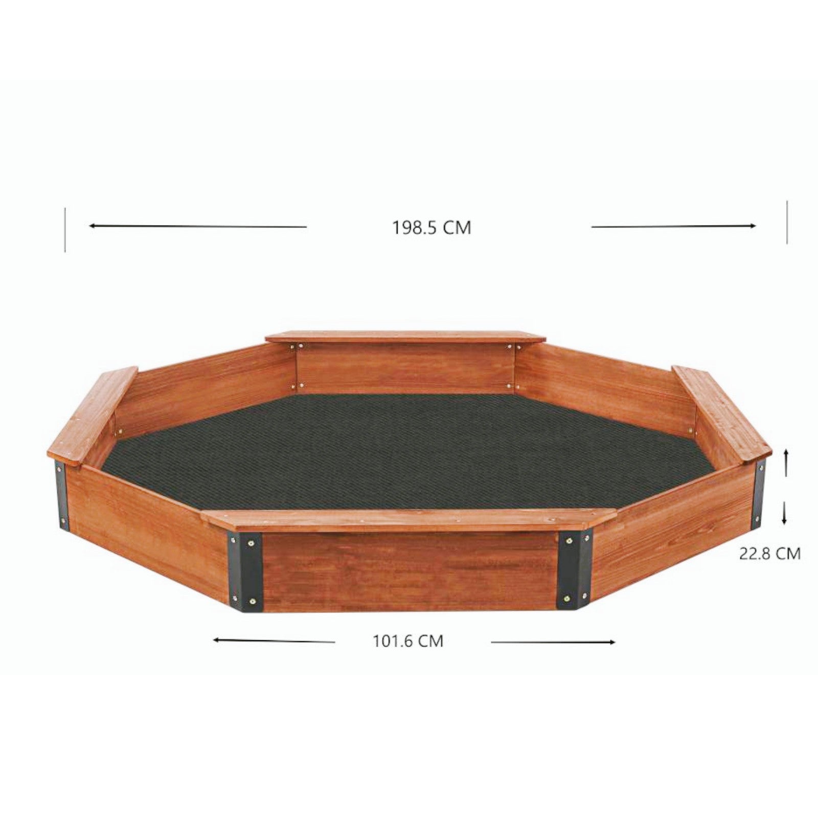 Голям Детски Пясъчник GINGER HOME