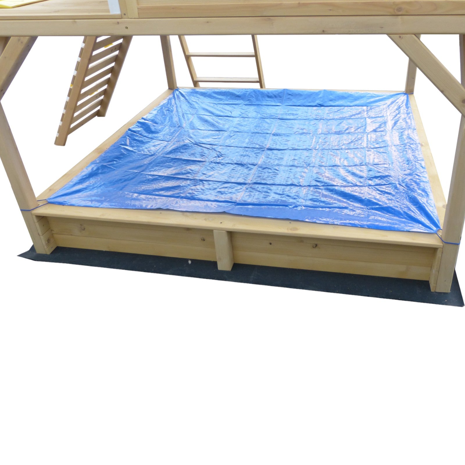 Голяма Детска Къща GINGER HOME с Пясъчник и Пързалка