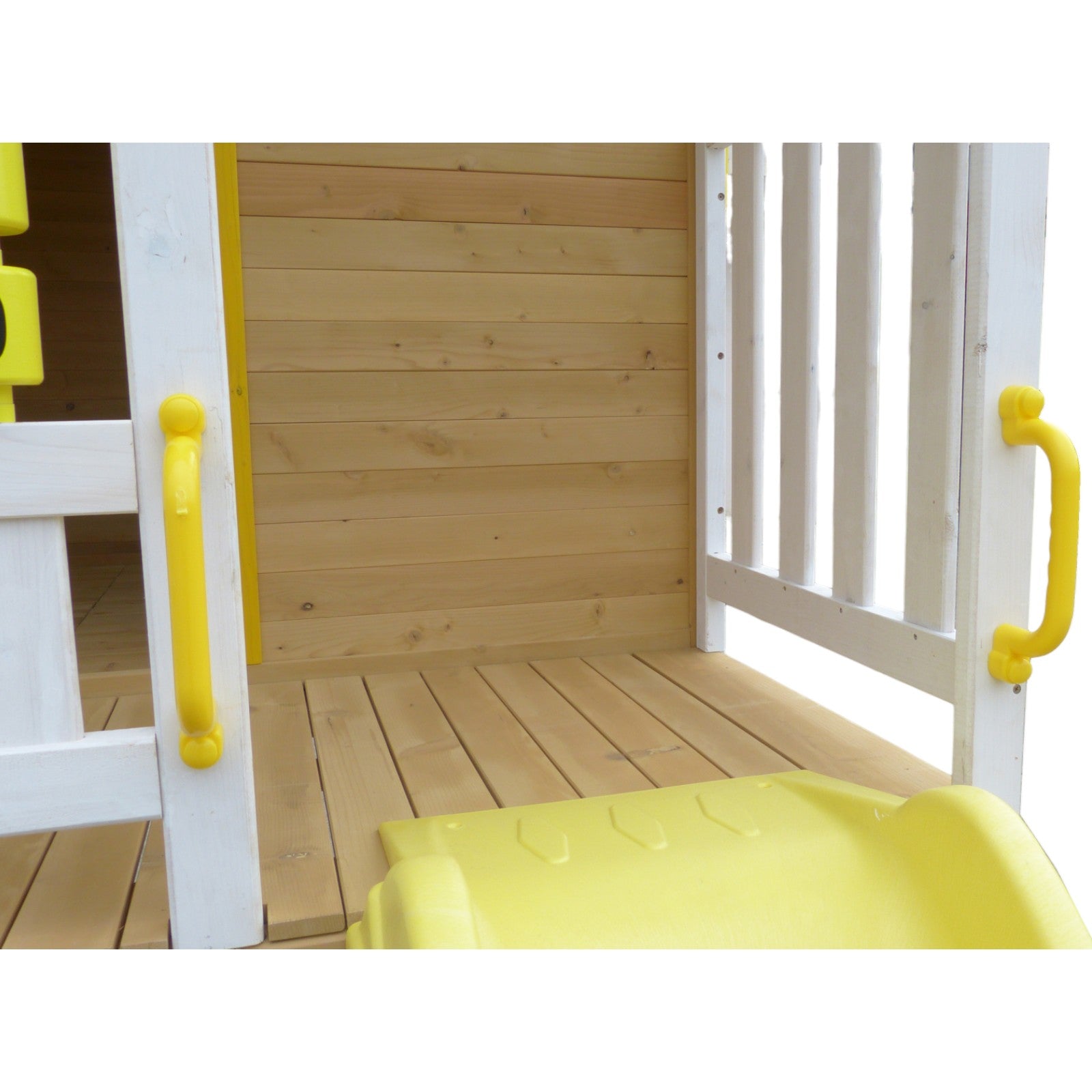 Голяма Детска Къща GINGER HOME с Пясъчник и Пързалка