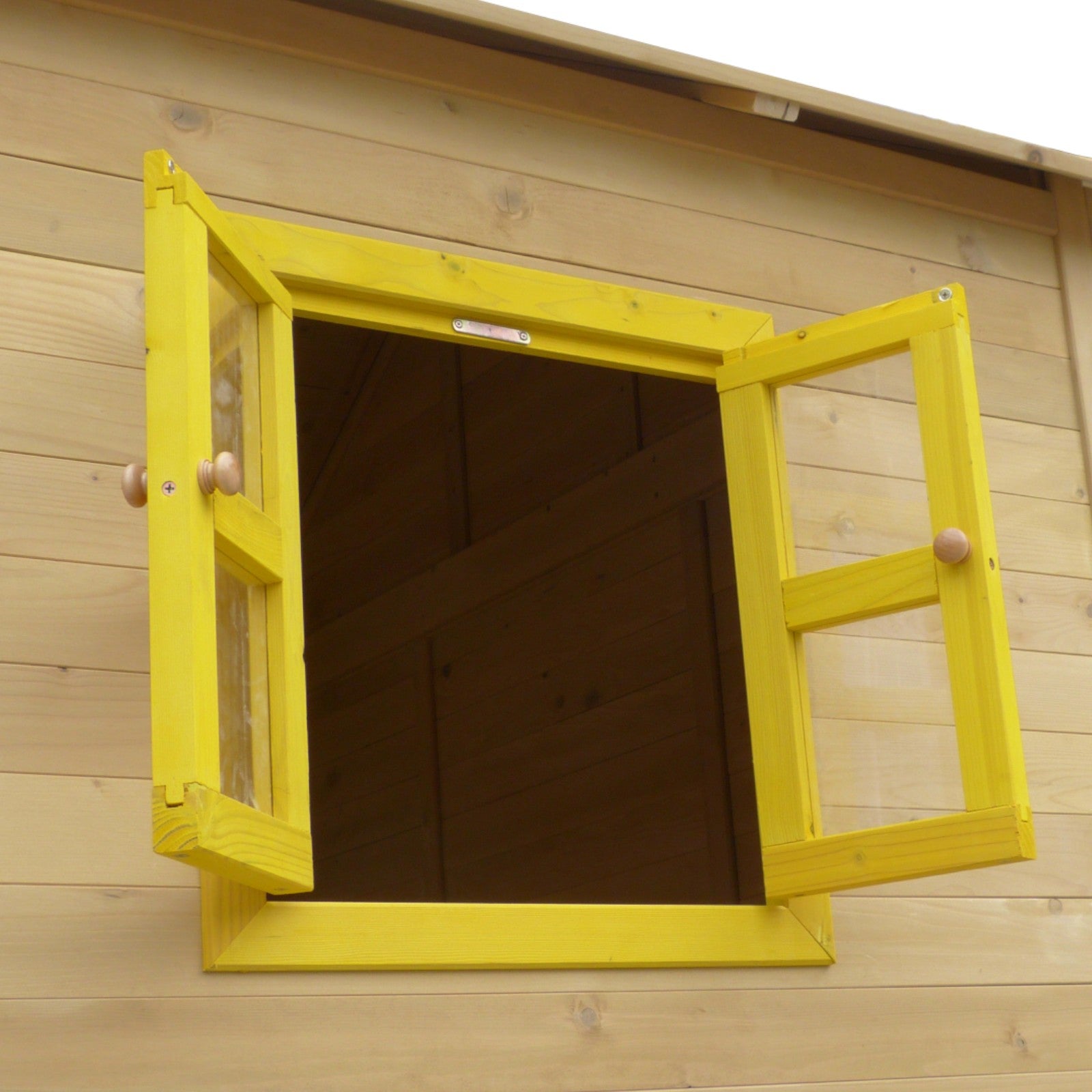 Голяма Детска Къща GINGER HOME с Пясъчник и Пързалка