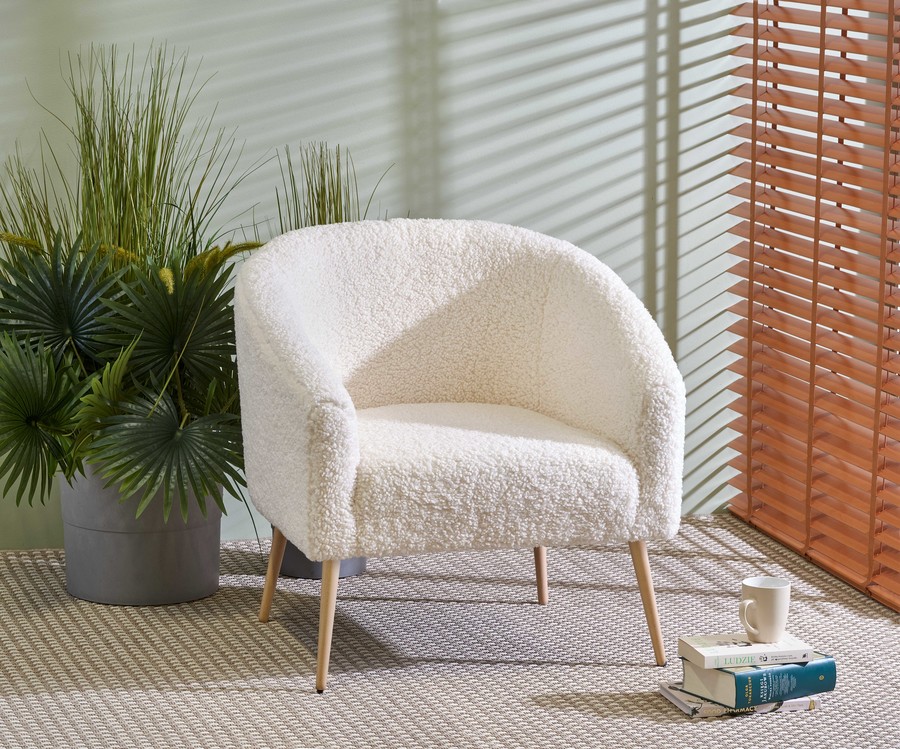 Шезлонг – кремав / натурален