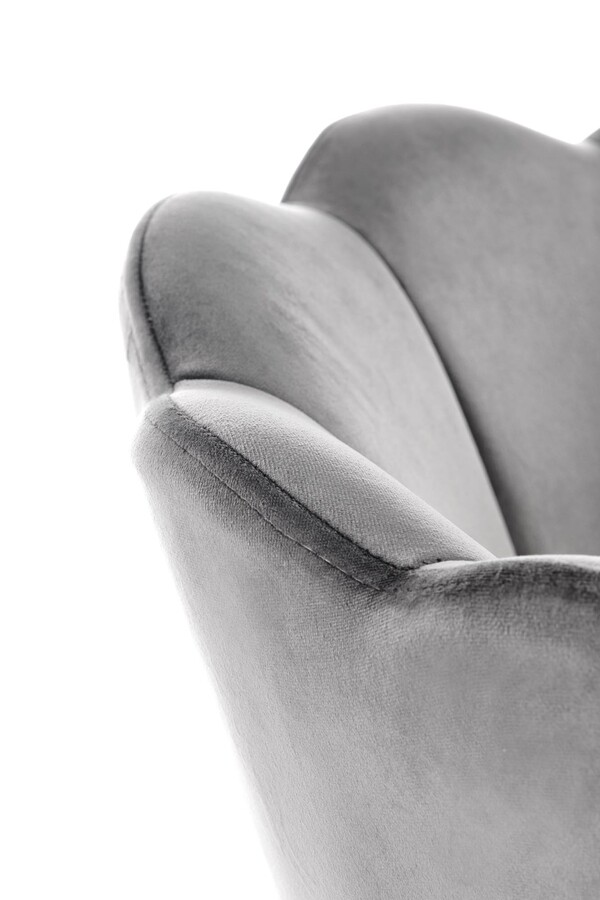 Велурен стол – сив