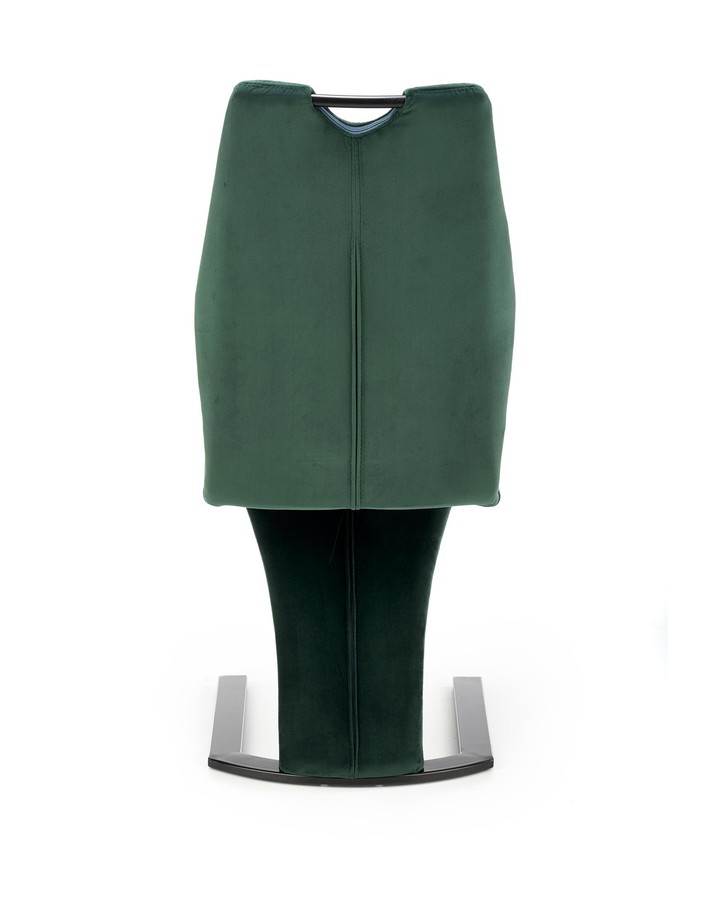 Тапициран стол – тъмнозелено